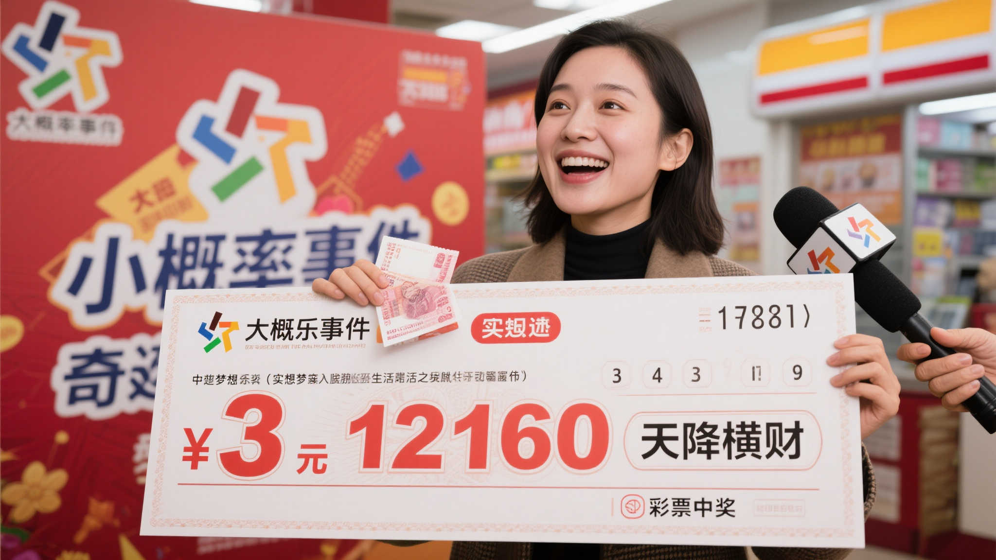 一 中奖奇迹：3元换来1216万的惊喜
